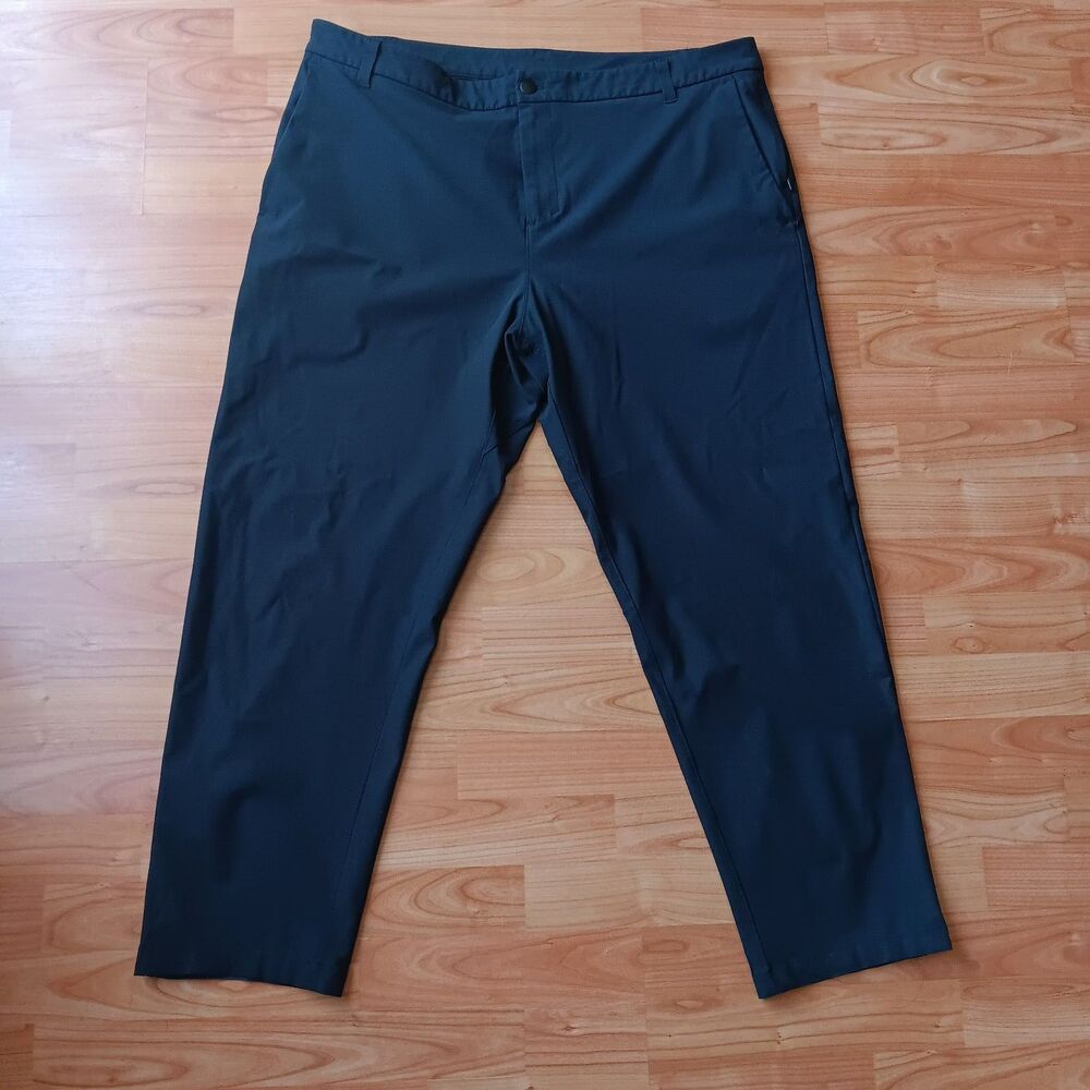 Lululemon ABC Slim-Fit 5 Pocket Pant 28L Warpstreme Black Stretchy Size 40